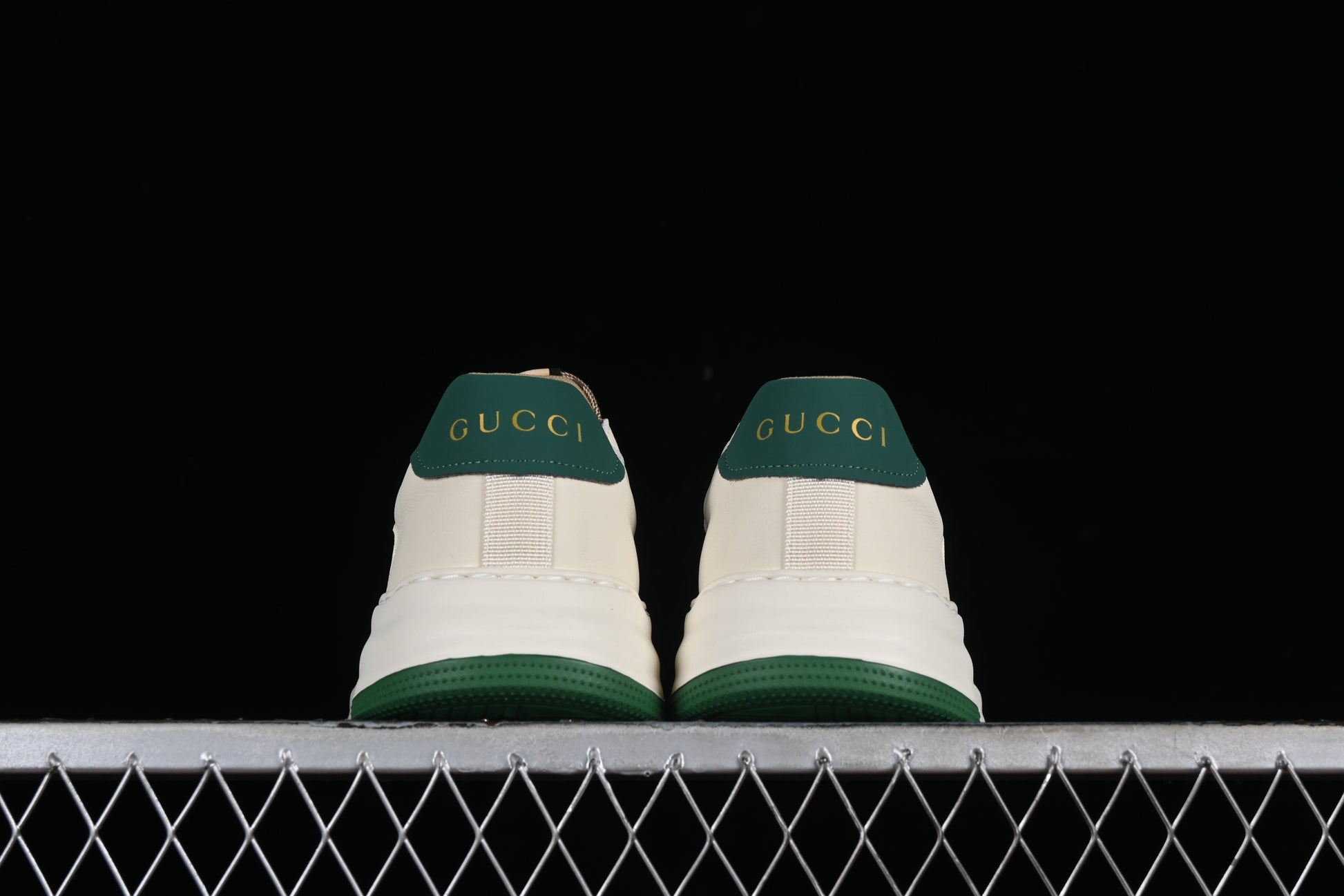 Gucci Screener GG Canvas Sneaker – Cream & Green XoticBlendz