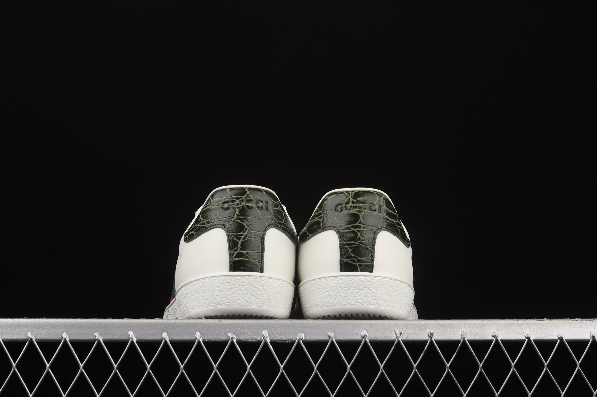 Gucci Ace Sneaker – Web Stripe (White or Black Leather) XoticBlendz