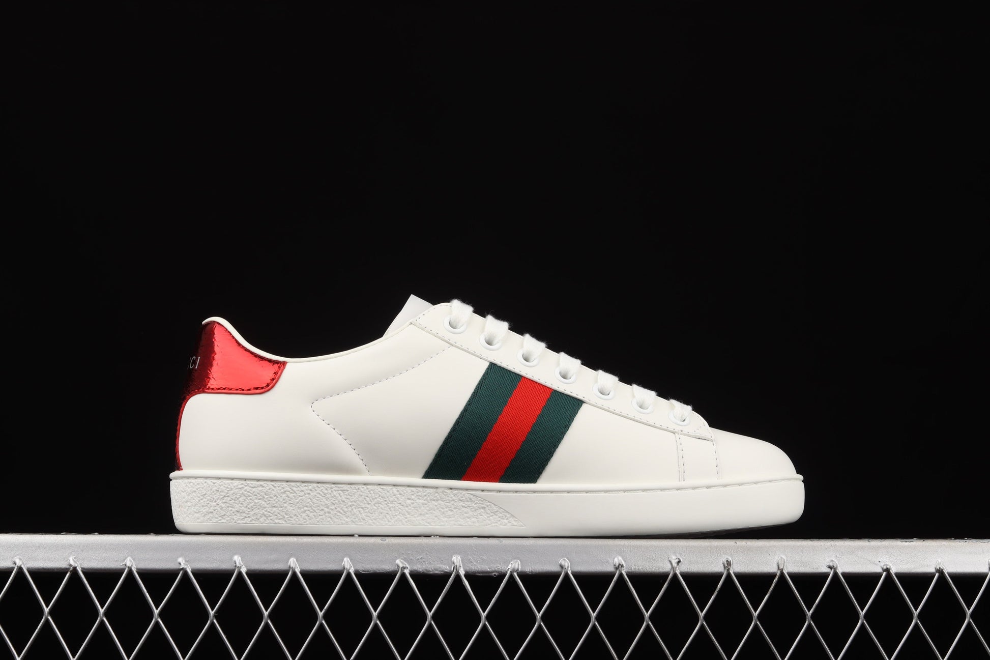 Gucci Ace Sneaker – Embroidered Bee & Web Stripe (Red/Green) XoticBlendz